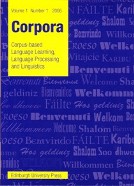 Corpora Journal cover